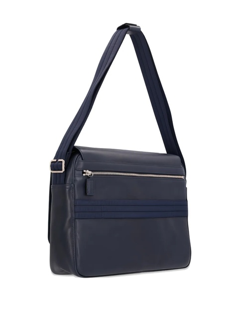 Longchamp flap-closure leather satchel bag - Blue - zdjęcie produktu nr 2