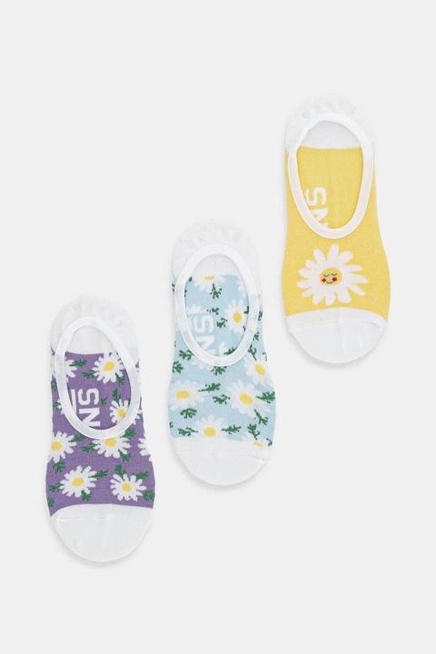 Vans skarpetki 3-pack damskie kolor biały VN000ND2CAU1 - zdjęcie produktu nr 1