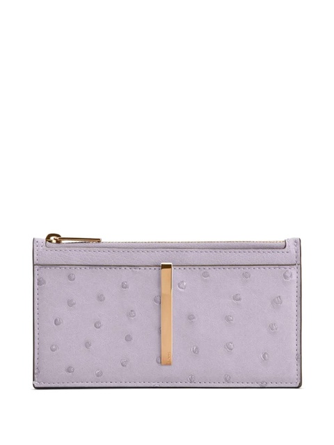 Tod's logo-engraved wallet - Purple - zdjęcie produktu nr 1