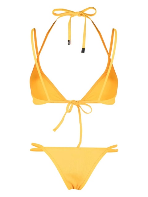 The Attico strappy triangle bikini set - Yellow - zdjęcie produktu nr 1