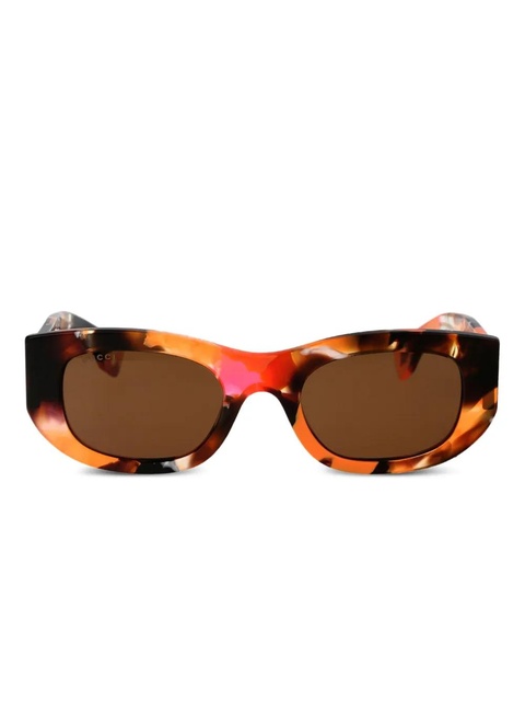 Gucci Eyewear GG1627S rectangle-frame sunglasses - Brown - zdjęcie produktu nr 1