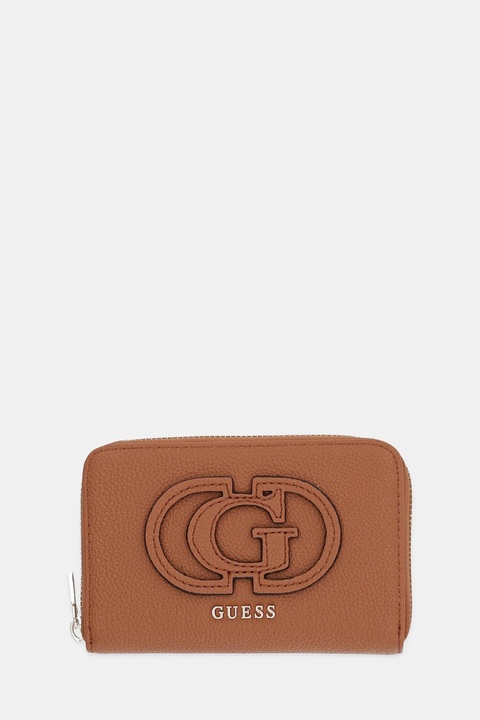 Guess portfel CALEBRA damski kolor brązowy SWBG95 36140 - zdjęcie produktu nr 1