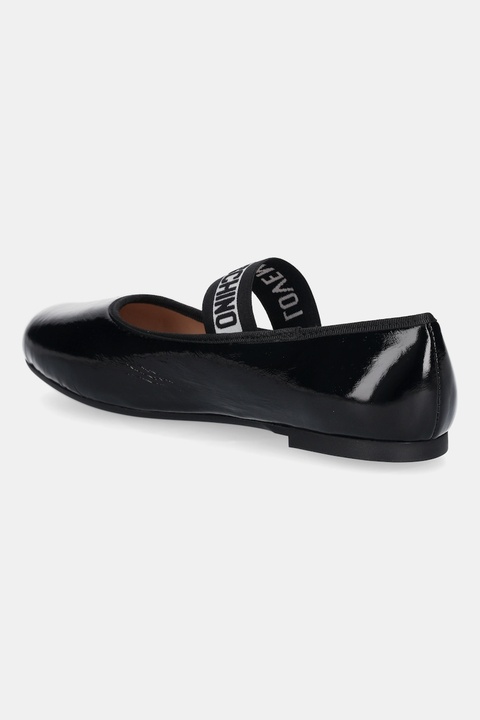 Love Moschino baleriny skórzane kolor czarny JA11071G1NII0000 - zdjęcie produktu nr 2