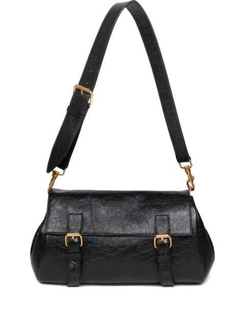 DRIES VAN NOTEN buckle-fastening leather shoulder bag - Black - zdjęcie produktu nr 1