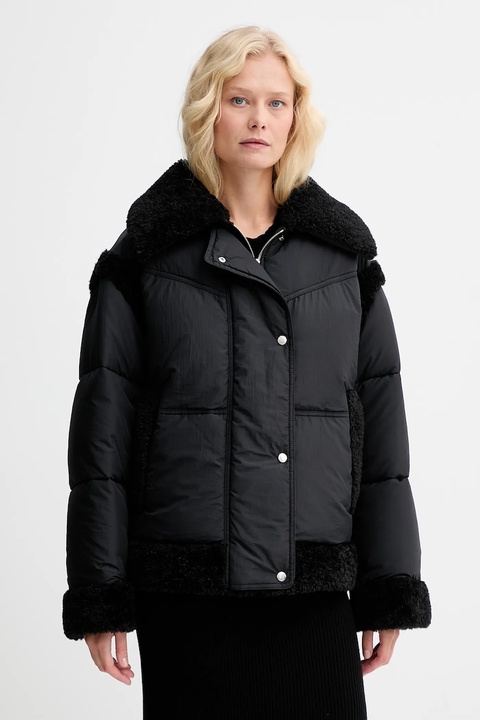 BOSS Orange kurtka kolor czarny zimowa oversize 50548173 - zdjęcie produktu nr 1