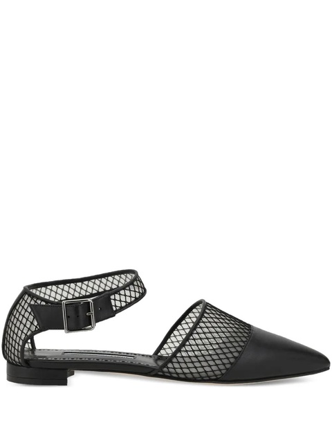 Manolo Blahnik Jatelahflat ballet flats - Black - zdjęcie produktu nr 1