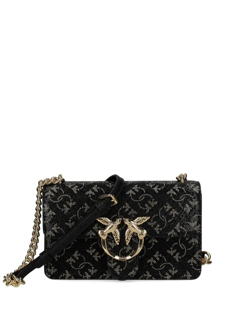 PINKO mini Love embellished cross body bag - Black - zdjęcie produktu nr 1