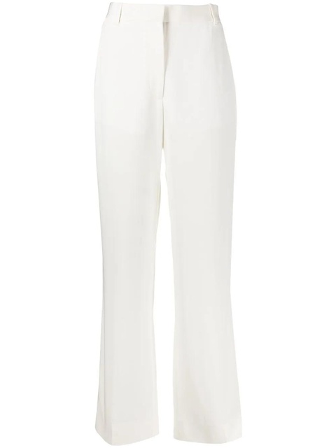 Victoria Beckham high-rise wide-leg trousers - White - zdjęcie produktu nr 1