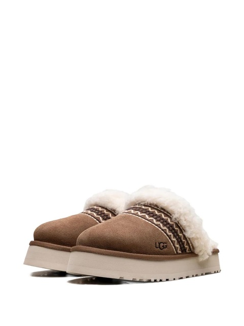 UGG Disquette Atherson platform shearling slippers - Brown - zdjęcie produktu nr 1