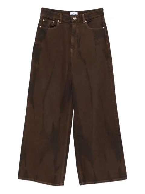 GANNI wide-leg jeans - Brown - zdjęcie produktu nr 1