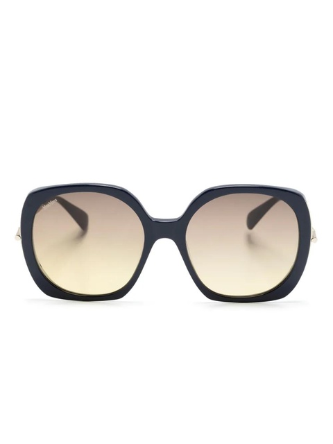 Max Mara Eyewear square-frame sunglasses - Blue - zdjęcie produktu nr 2