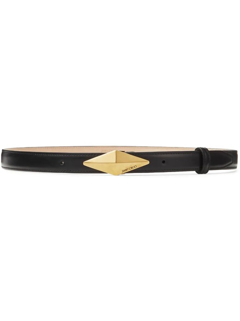 Jimmy Choo Diamond leather belt - Black - zdjęcie produktu nr 1