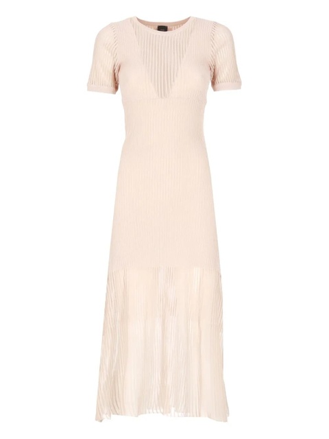 PINKO rib-knit pleated midi dress - zdjęcie produktu nr 1