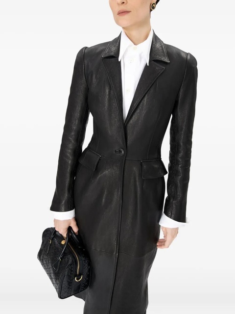 Marine Serre Moonogram coat - Black - zdjęcie produktu nr 2