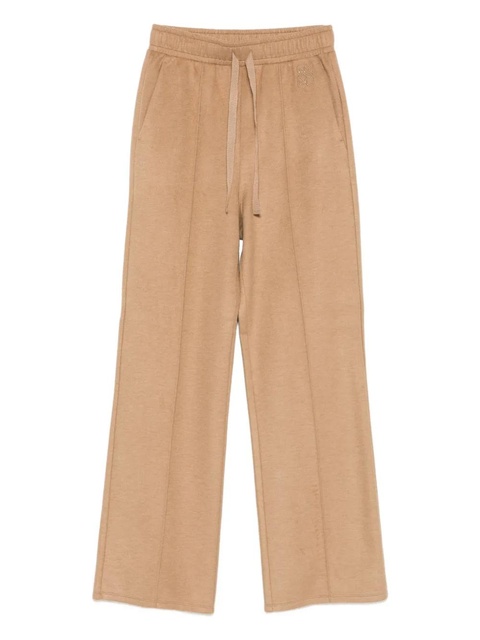 Weekend Max Mara virgin wool blend straight-leg trousers - Brown - zdjęcie produktu nr 1