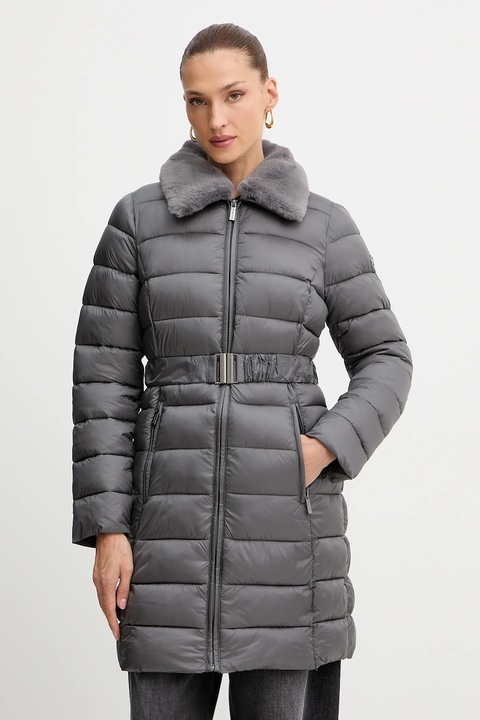 MICHAEL Michael Kors kurtka damska kolor szary zimowa 77B6597M42 - zdjęcie produktu nr 1