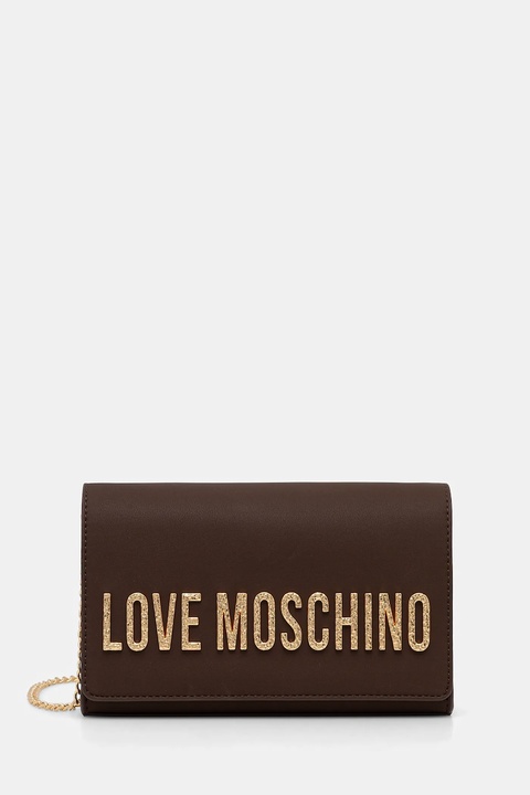 Love Moschino torebka kolor brązowy JC4121PP0NKD031A - zdjęcie produktu nr 1