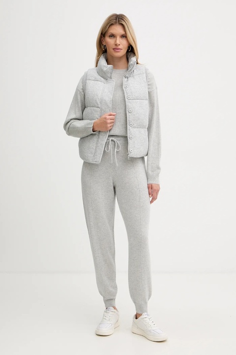 BOSS sweter kaszmirowy damski kolor szary lekki 50547883 - zdjęcie produktu nr 1