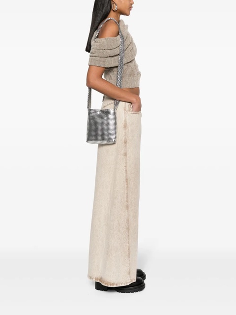 Rabanne mini Pixel shoulder bag - Silver - zdjęcie produktu nr 2