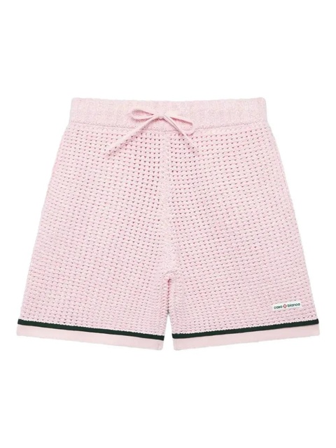 Casablanca drawstring polo shorts - Pink - zdjęcie produktu nr 1