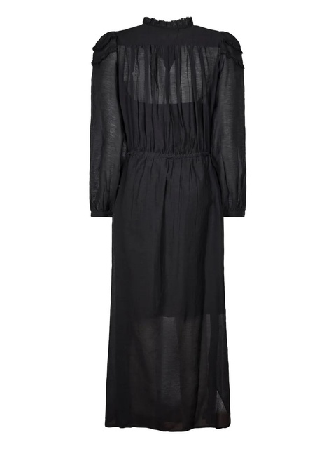 MARANT ÉTOILE ruffled button-front dress - Black - zdjęcie produktu nr 2