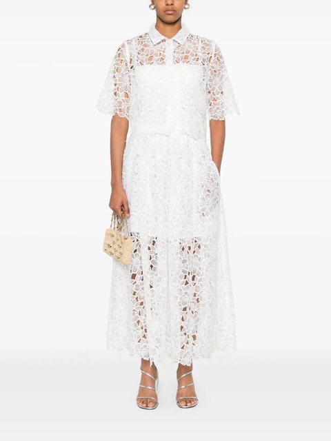 Maje floral-lace maxi skirt - White - zdjęcie produktu nr 2