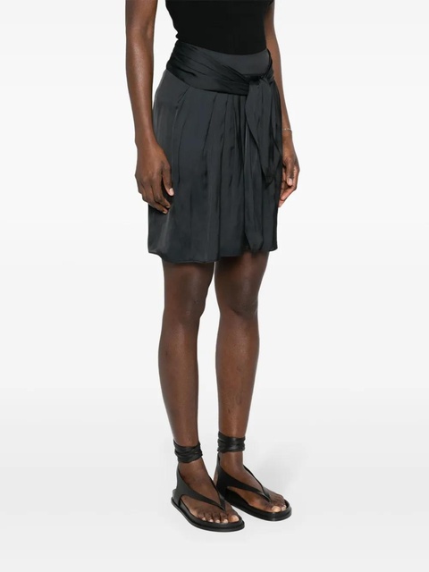 Zadig&Voltaire Joji satin mini skirt - Black - zdjęcie produktu nr 2