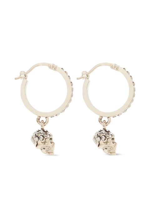 Alexander McQueen skull hoop earrings - Gold - zdjęcie produktu nr 2