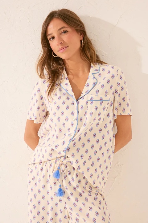 women'secret piżama damska kolor beżowy 4852090 - zdjęcie produktu nr 2