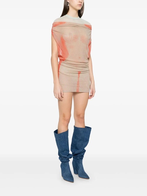 Jean Paul Gaultier mesh mini dress - Orange - zdjęcie produktu nr 1