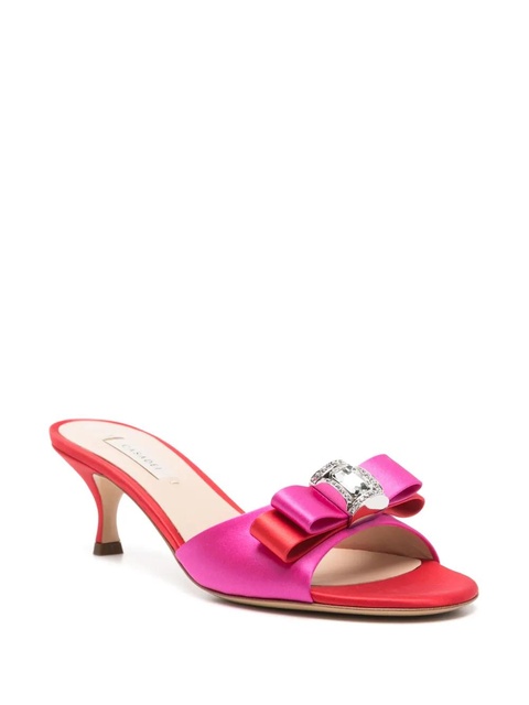 Casadei 50mm satin sandals - Red - zdjęcie produktu nr 2