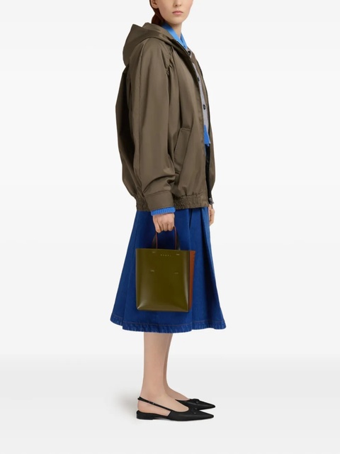 Marni colour-block leather tote bag - Green - zdjęcie produktu nr 2