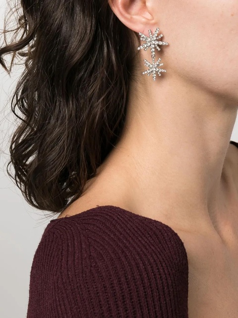 Maje Star drop earrings - Silver - zdjęcie produktu nr 2