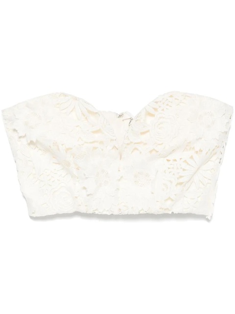 ROTATE BIRGER CHRISTENSEN 3D lace corset top - White - zdjęcie produktu nr 1