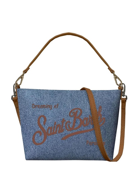 MC2 Saint Barth Aline Shoulder logo denim shoulder bag - Blue - zdjęcie produktu nr 1