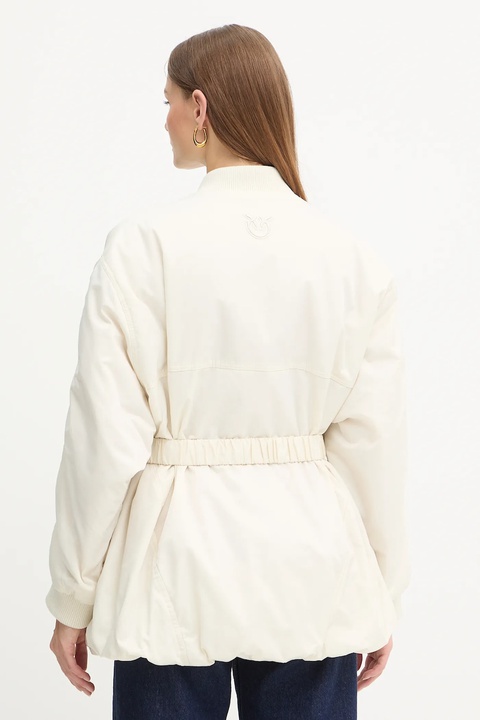Pinko kurtka kolor beżowy przejściowa oversize 105340 A2OL - zdjęcie produktu nr 2