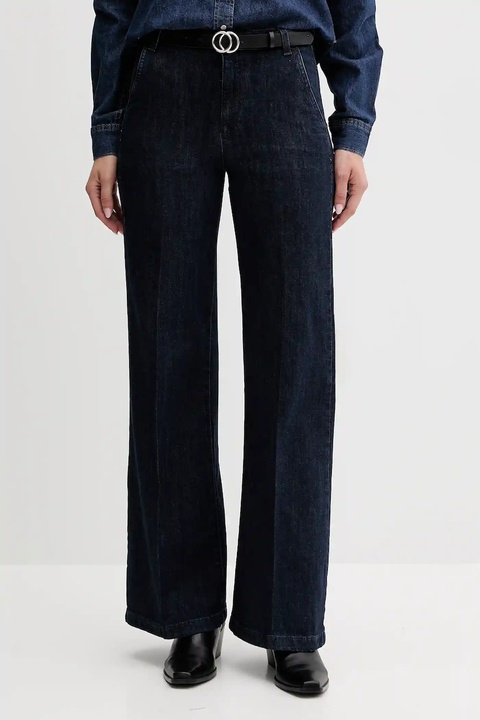 United Colors of Benetton jeansy damskie kolor granatowy 4TUT574X5 - zdjęcie produktu nr 1