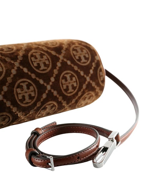 Tory Burch monogram cylinder tote bag - Brown - zdjęcie produktu nr 2