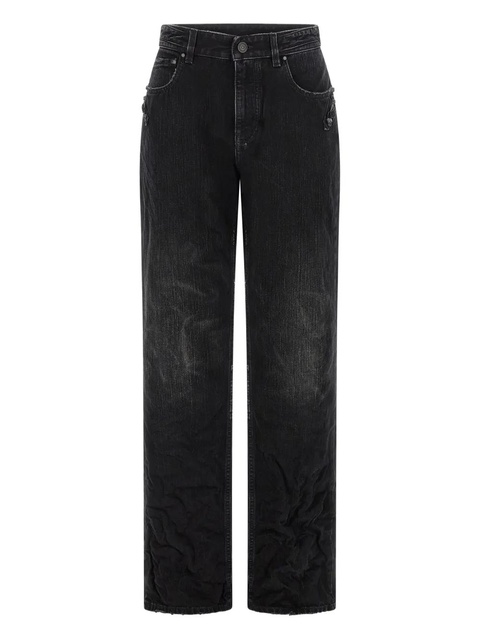 Balenciaga used-effect city jeans - Black - zdjęcie produktu nr 1