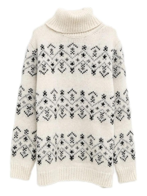 Moncler patterned sweater - Neutrals - zdjęcie produktu nr 1