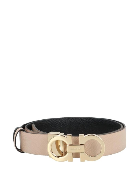 Ferragamo Gancini reversible leather belt - Neutrals - zdjęcie produktu nr 1