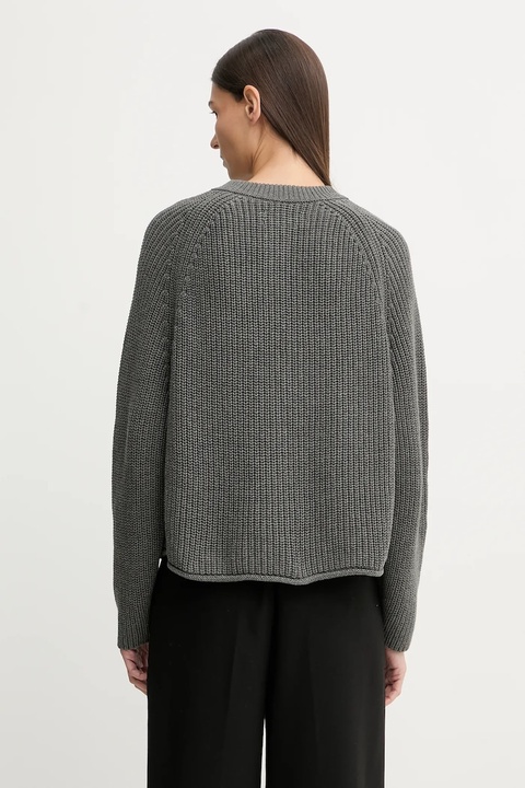 Marc O'Polo kardigan bawełniany damski kolor szary lekki 600605961003 - zdjęcie produktu nr 2