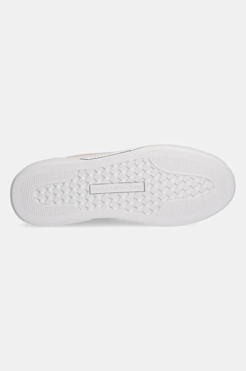 Tommy Hilfiger sneakersy skórzane CHIC COURT SNEAKER kolor beżowy FW0FW08382 - zdjęcie produktu nr 2