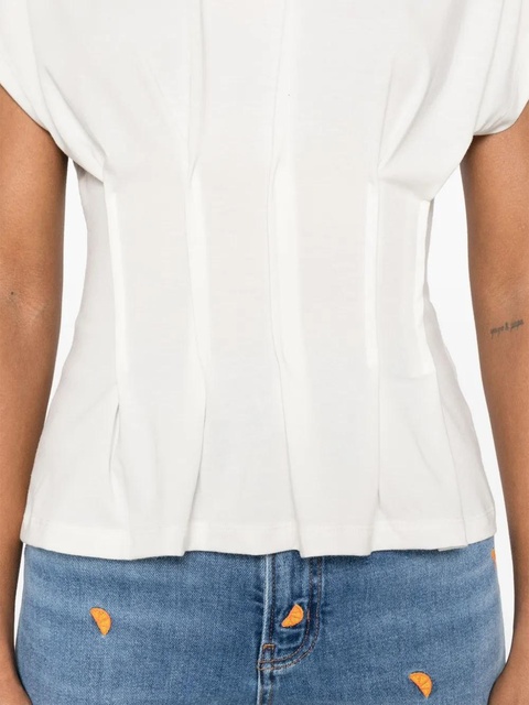 Maje pintuck-detail T-shirt - White - zdjęcie produktu nr 2