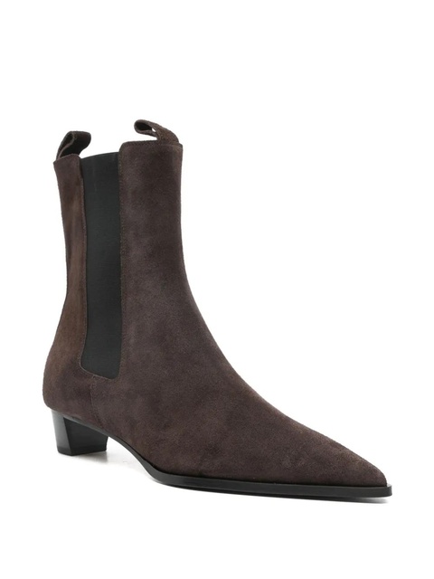 Aeyde Kiki suede Chelsea boots - Brown - zdjęcie produktu nr 2