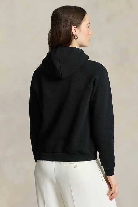 Polo Ralph Lauren bluza damska kolor czarny z kapturem gładka 211943007 - zdjęcie produktu nr 2