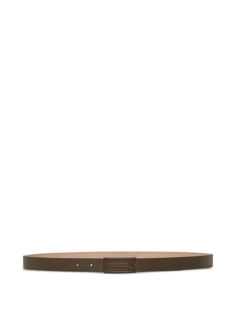 Victoria Beckham buckle-logo belt - Green - zdjęcie produktu nr 1