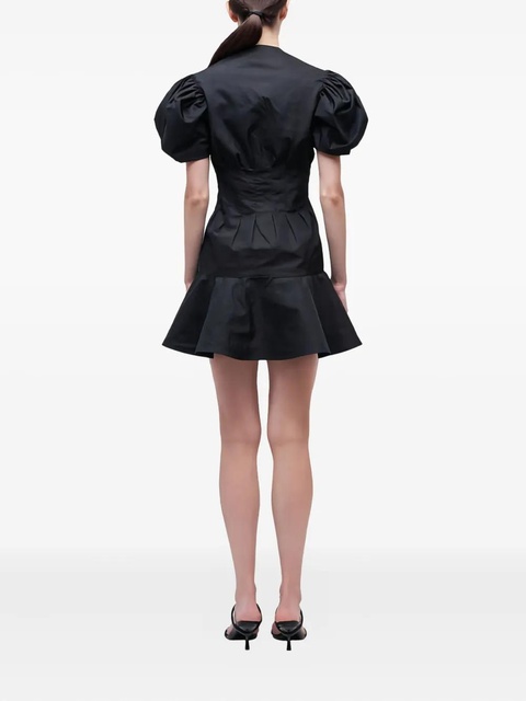 Simkhai Edwina puff-sleeves mini dress - Black - zdjęcie produktu nr 2