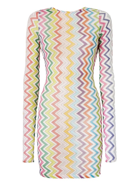Missoni long-sleeve mini dress - White - zdjęcie produktu nr 1
