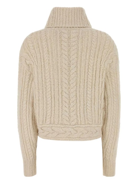 MARANT ÉTOILE cable-knit jumper - Neutrals - zdjęcie produktu nr 2